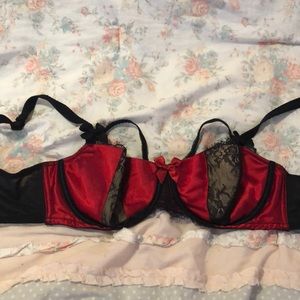 Cacique 36DDD balconette harness style bra